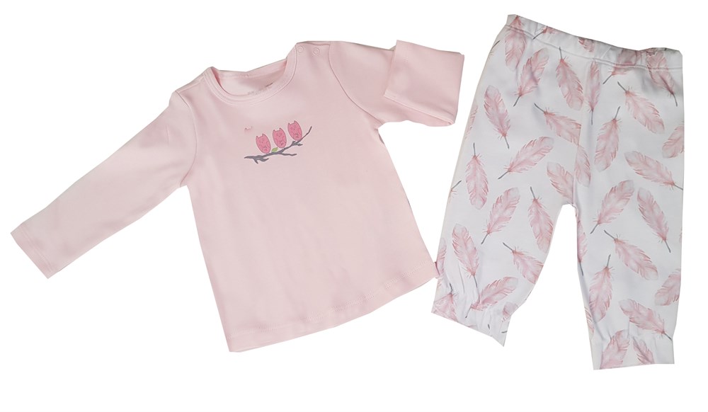 Pembe Eda Kız Bebe & Çocuk Pijama Takımı