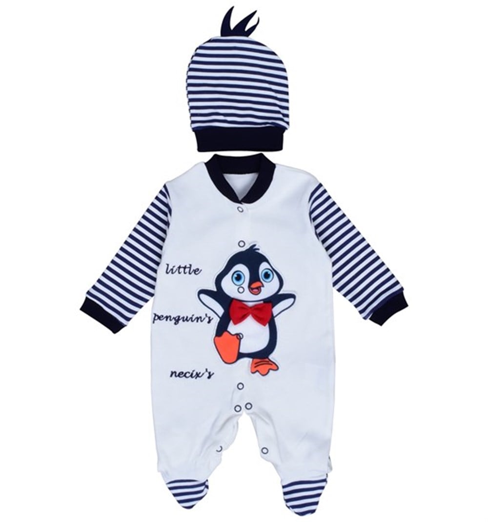 Necix Penguenli 2 Li Bebek Tulum 