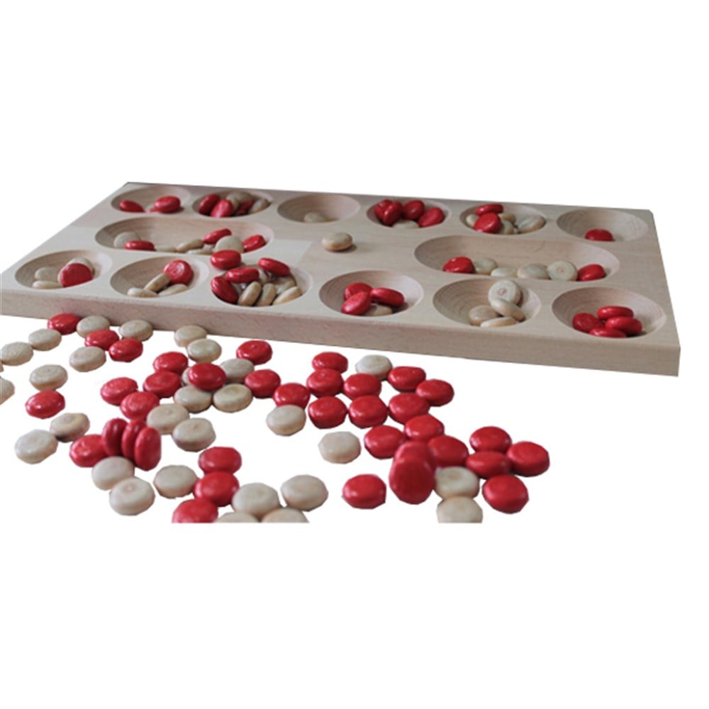Bemi +5 Yaş Ahşap Mancala