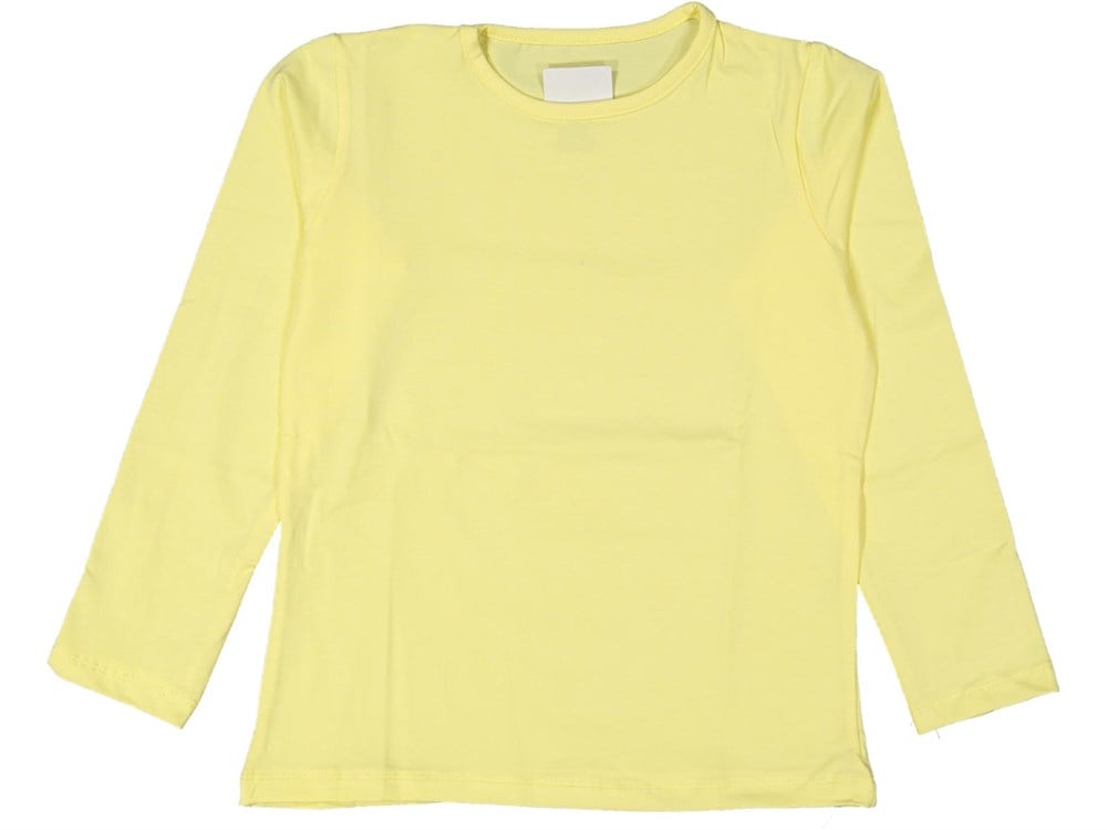 Düz Renk Sarı Kız & Erkek Çocuk Badi 