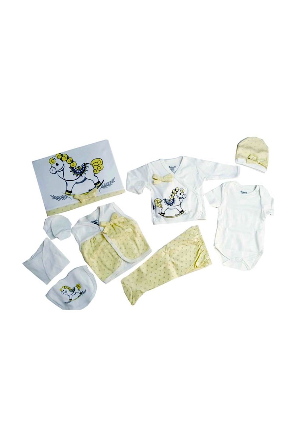 Miniworld  Atlı Kız 10 Parça Bebek Yenidoğan Hastane Çıkışı