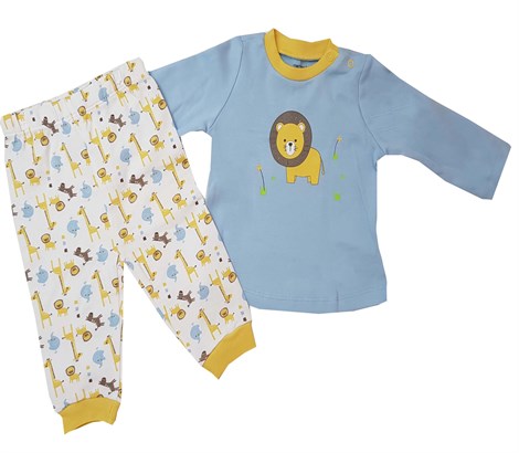 Mother Love Ediz  Erkek Bebek Pijama Takımı