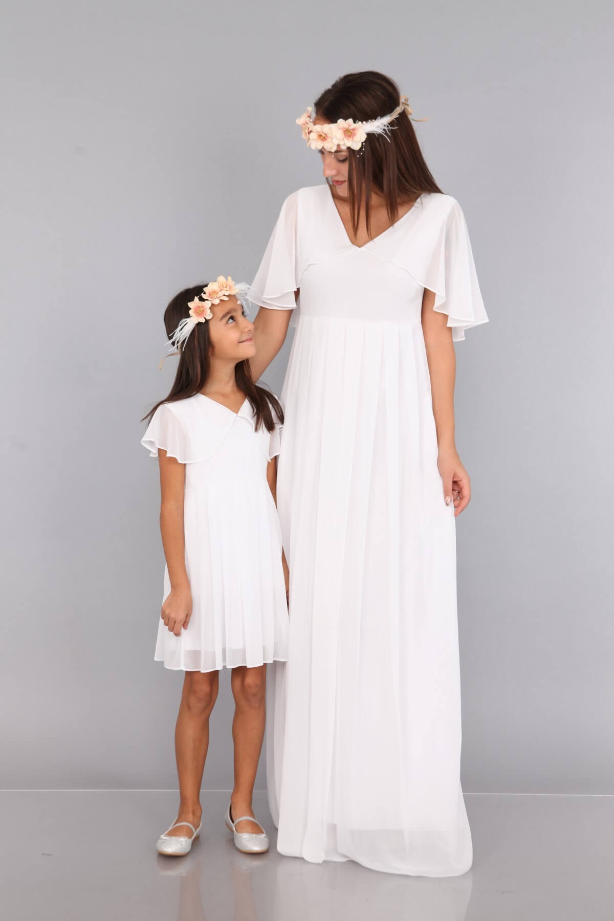 Moda Labio - Melek Anne Kız Elbise-Beyaz