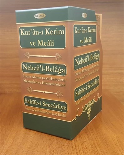 Kur'an-ı Kerim-Nehcü'l Belağa-Sahife-i Seccadiye 3'lü Set