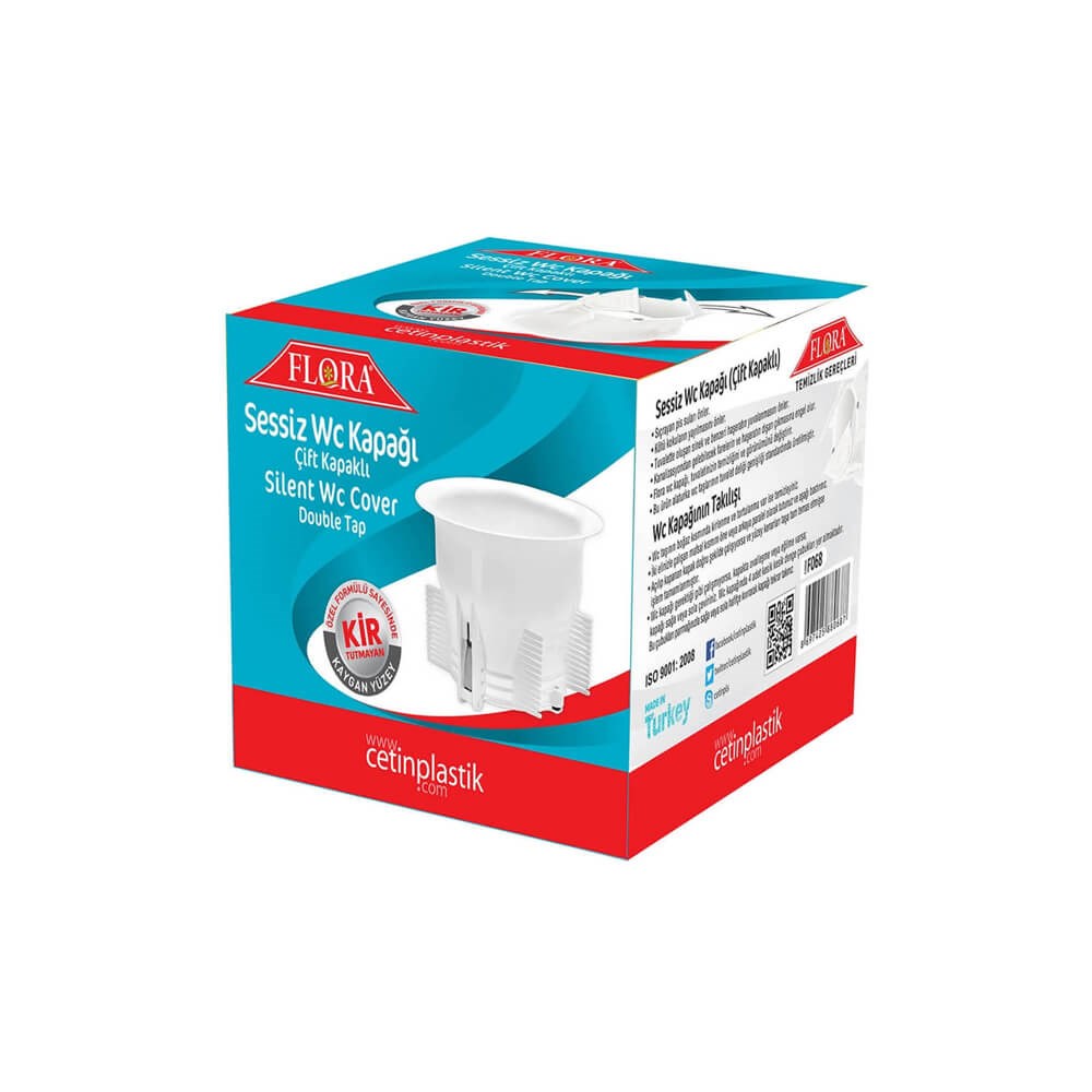 Flora F068 Sessiz Çift Kapaklı Wc Kapağı Kutulu