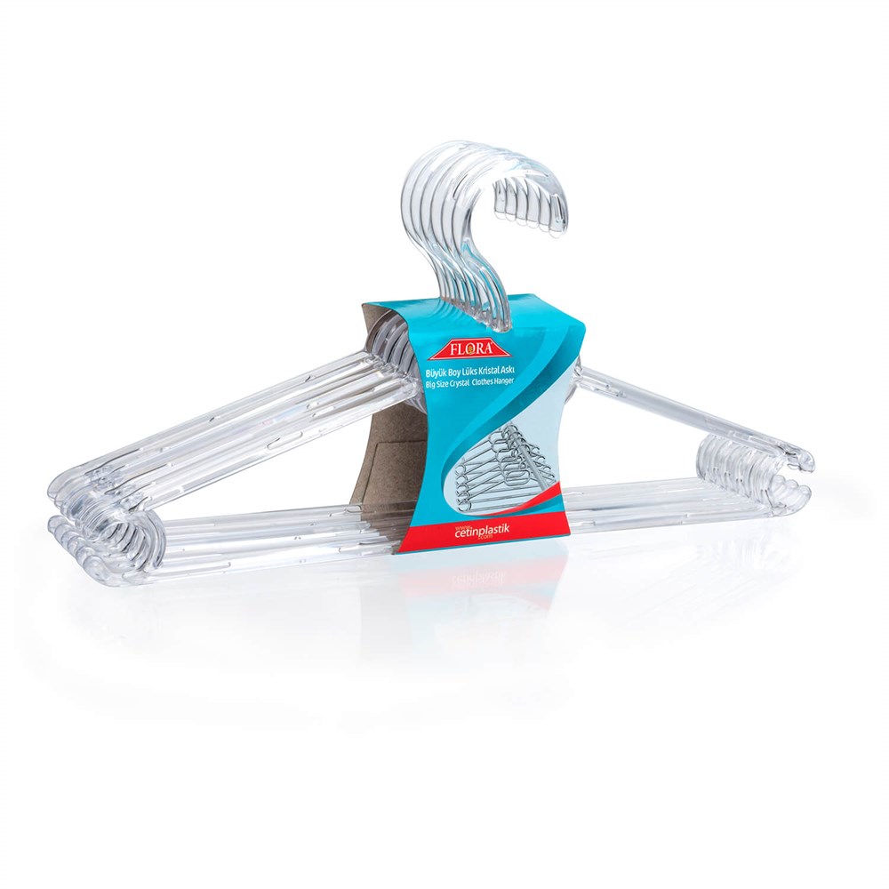Flora F075 Büyük Boy Kristal Askı 6'lı