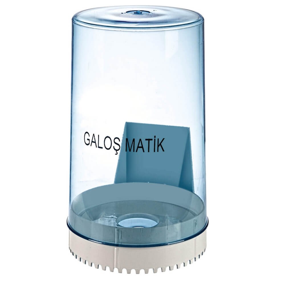 Palex 3436 Galoş Dispenseri Şeffaf Mavi