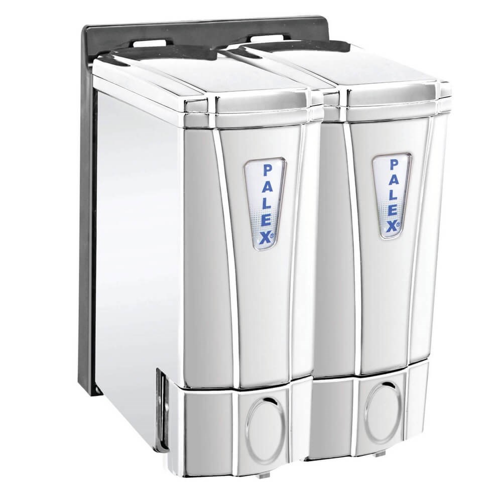 Palex 3564-K Mini Sıvı Sabun Dispenseri 250 CCx2 Krom Kaplama