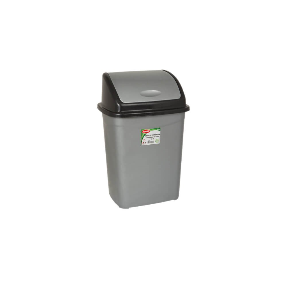 Uğurlar UP014 Swing Top 4 LT Çöp Kovası Metalik