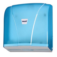 Palex 3464-1 Z Katlı Havlu Dispenseri Şeffaf Mavi