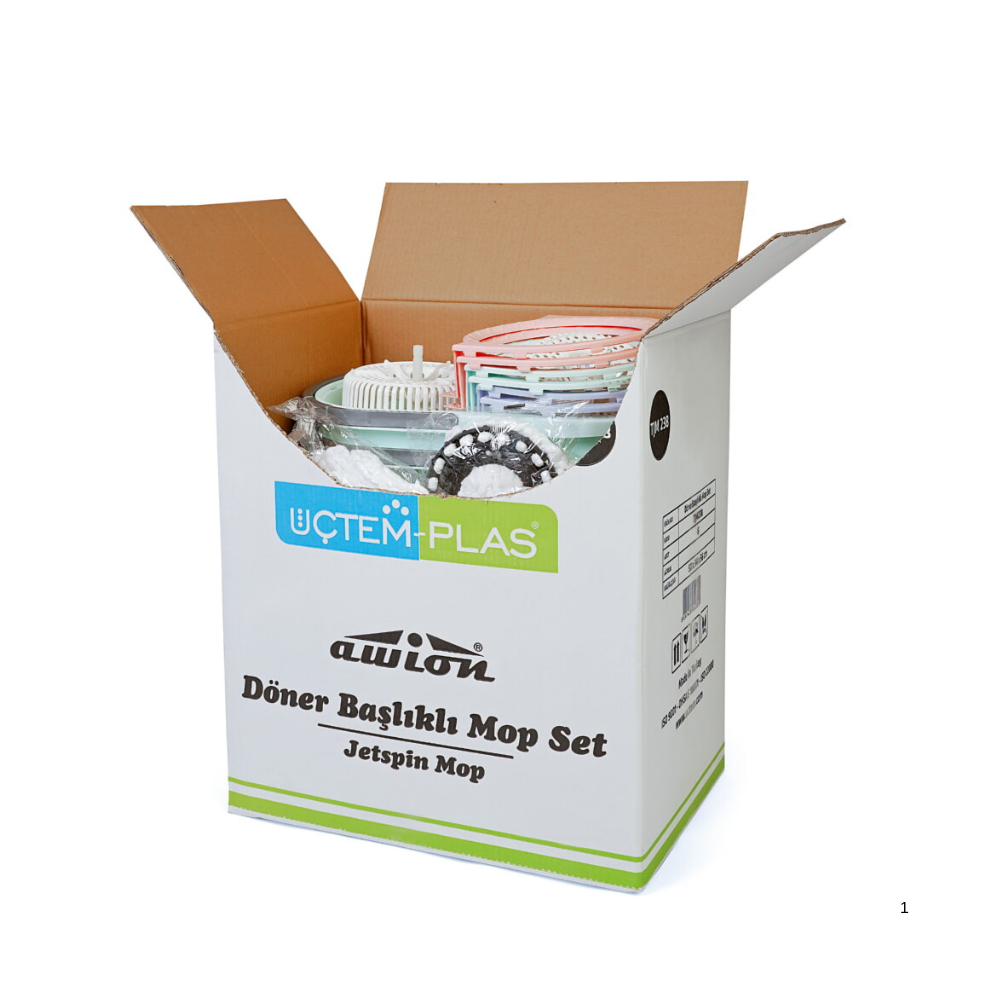 Awion TJM238 Jetspin Mop Set 6'lı