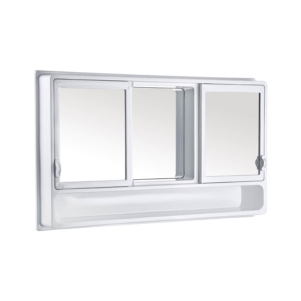 Çelik Ayna CLK143 Küçük 2 Kapılı Aynalı Banyo Dolabı