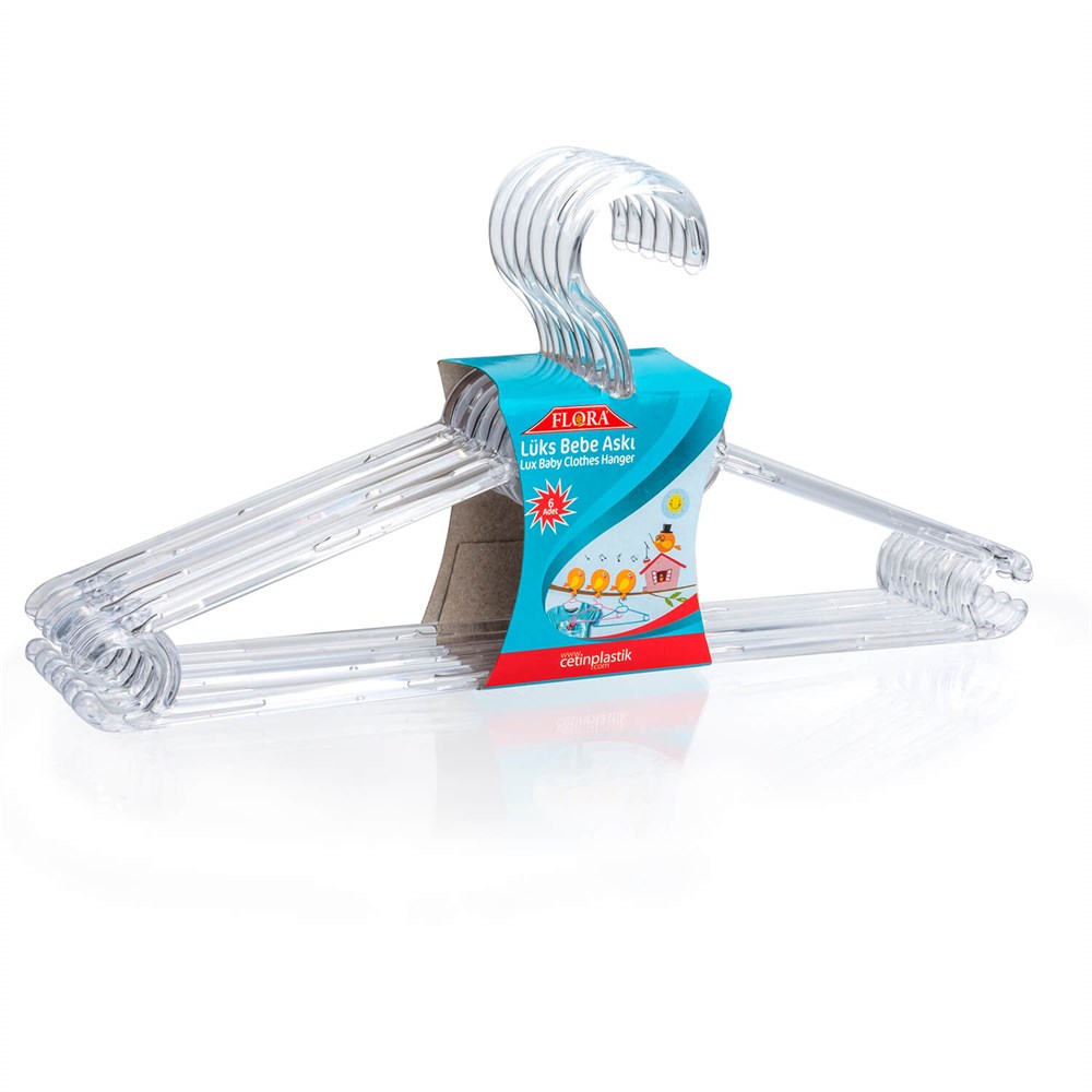 Flora F140 Kristal Bebe Askı 6'lı