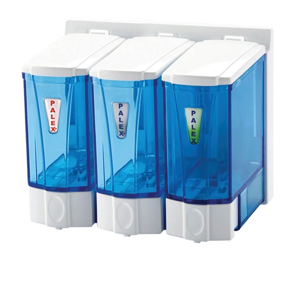 Palex 3566-1 Mini Sıvı Sabun Dispenseri 250 CCx3 Şeffaf