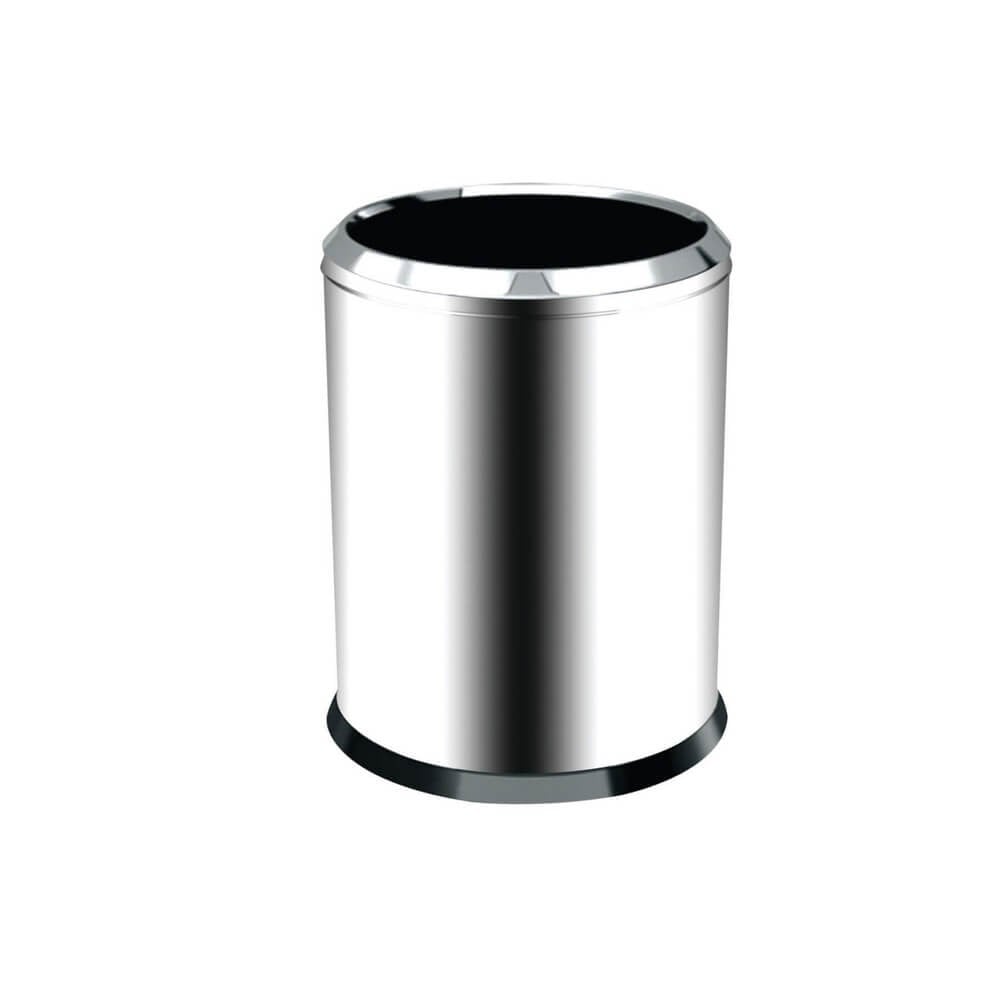 Palex 3820-12 Krom Çemberli Çöp Kovası 12 LT
