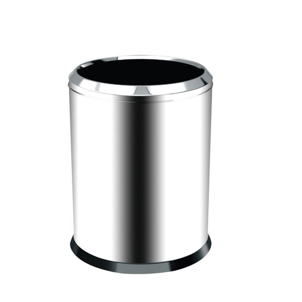 Palex 3820-16 Krom Çemberli Çöp Kovası 16 LT