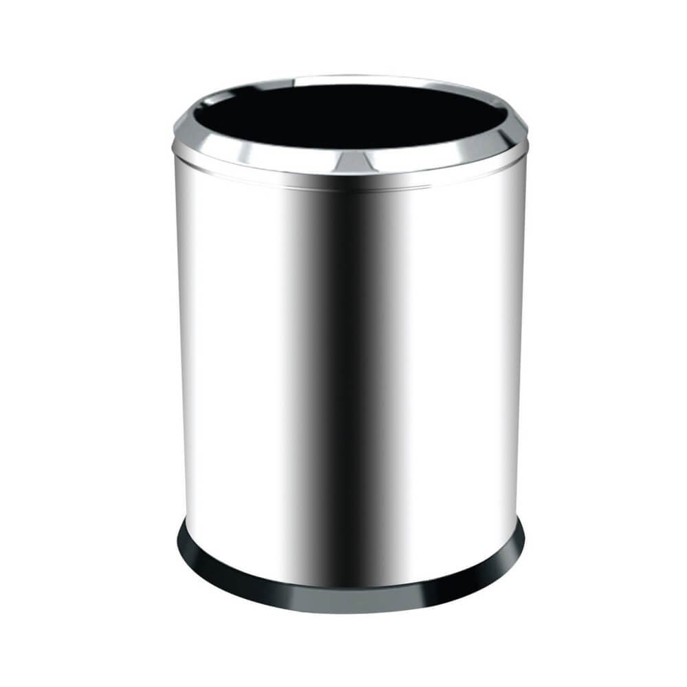 Palex 3820-20 Krom Çemberli Çöp Kovası 20 LT