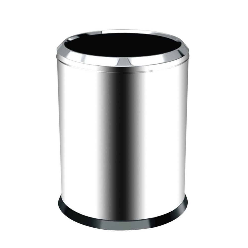 Palex 3820-27 Krom Çemberli Çöp Kovası 27 LT