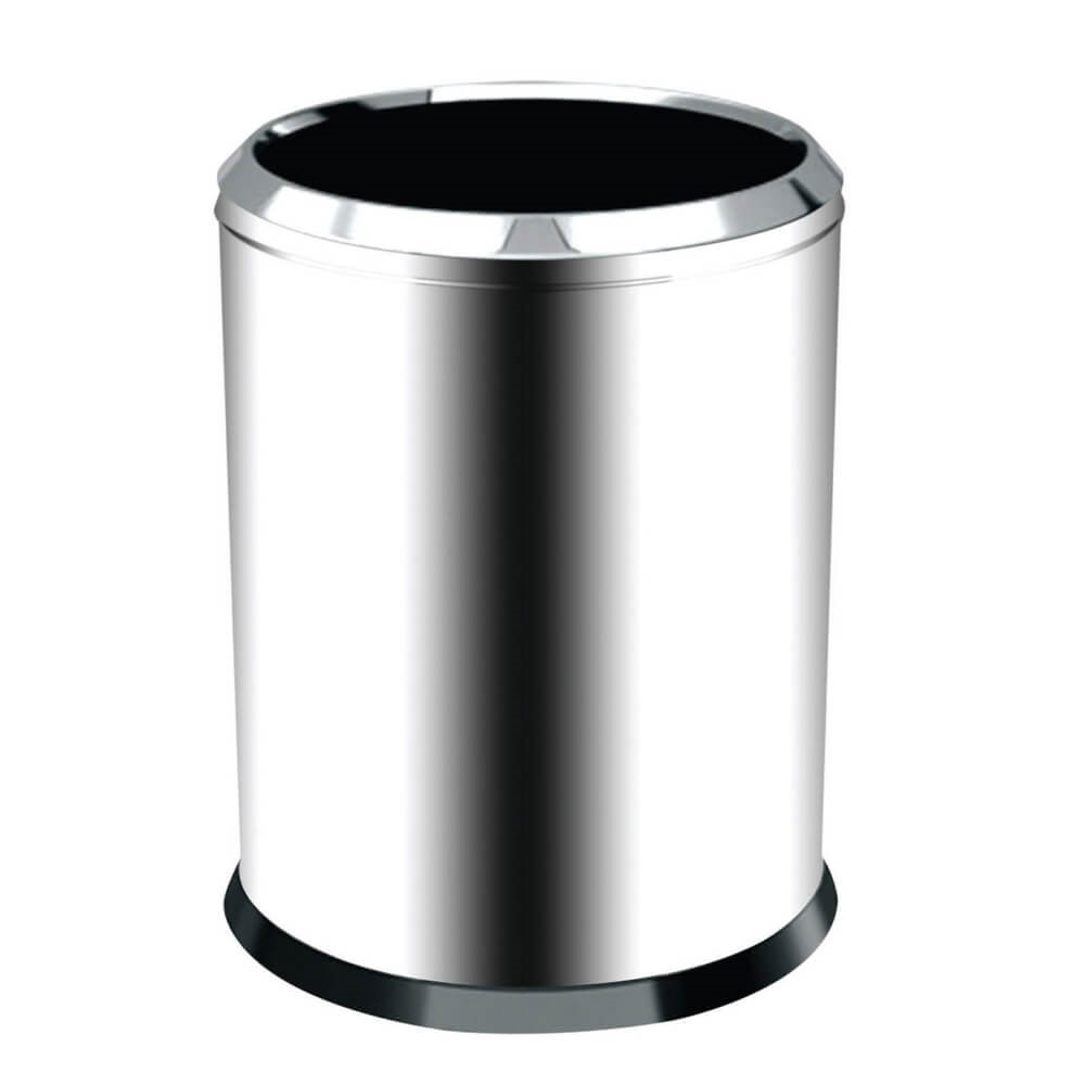 Palex 3820-32 Krom Çemberli Çöp Kovası 32 LT