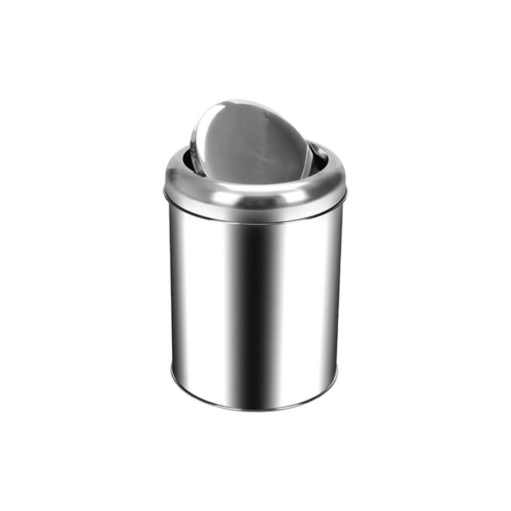 Palex 3822-16 Krom Pratik Kapaklı Çöp Kovası 16 LT