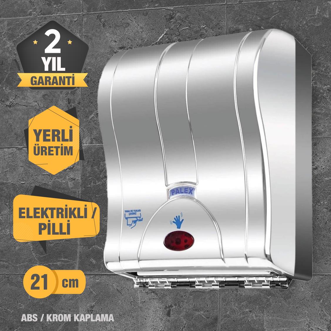 Palex 3491-K Prestij Otomatik Havlu Dispenseri 21 CM Krom Kaplama