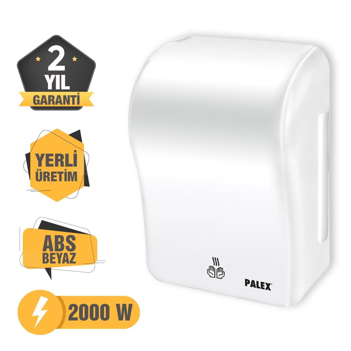 Palex 3808-16 Fotoselli El Kurutma 2000 W Beyaz