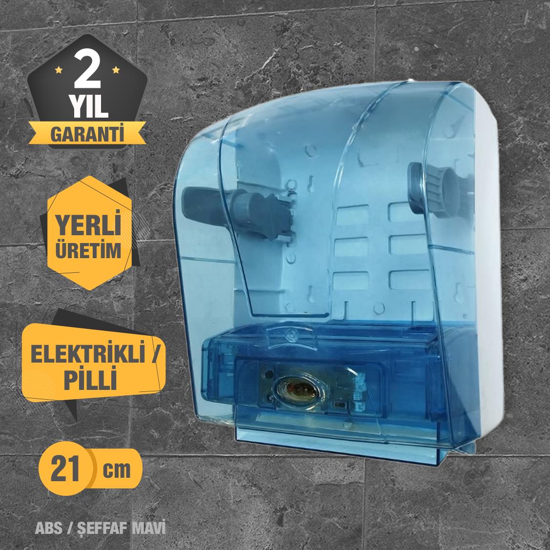Palex SH-1 Still Otomatik Havlu Dispenseri Şeffaf Mavi