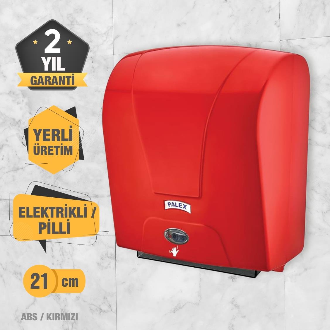 Palex SH-B Still Otomatik Havlu Dispenseri Kırmızı