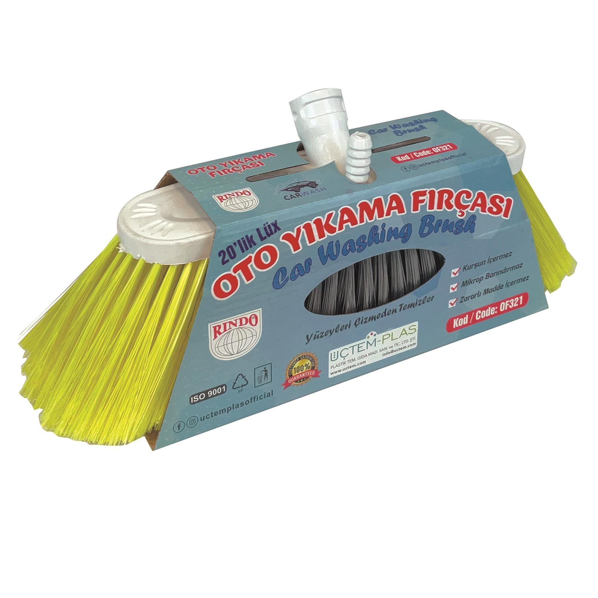 Üçtem OF311 Oto Fırçası Lux Kutulu 17 CM Asorti