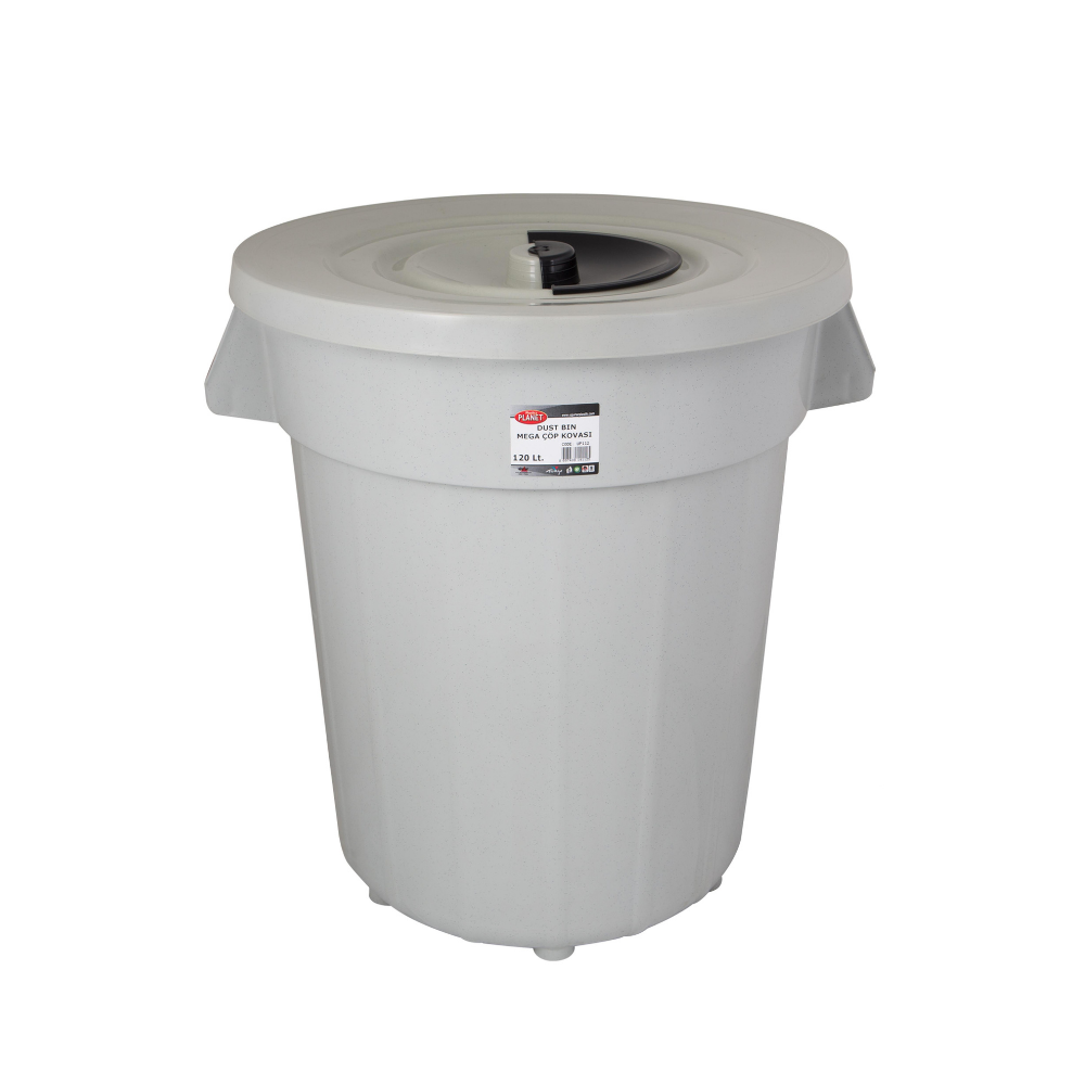 Uğurlar UP112 120 LT Çöp Kovası Mega Gri