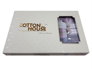 Cotton House Yatak Örtüsü Çift Kişilik Samanta Cappocıno