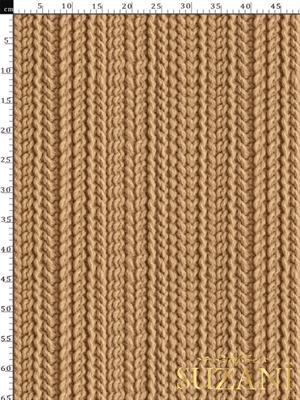 3D Örgü 1 Desenli Dijital Baskılı Kumaş