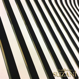 4x4cm Çizgili Yağlıboya Efektli Kumaş