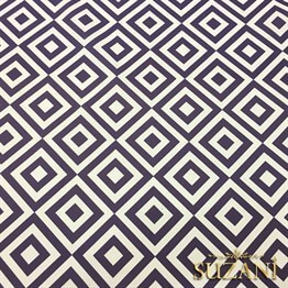 Açık Eflatun İç İçe Kareli Kumaş