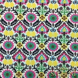 Açık Zemin Üzeri Goblen Desenli Kumaş