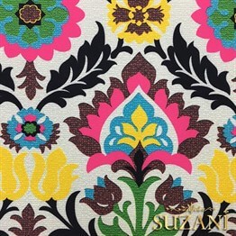 Açık Zemin Üzeri Goblen Desenli Kumaş