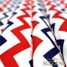 Bahriyeli Zigzag Desenli Kumaş