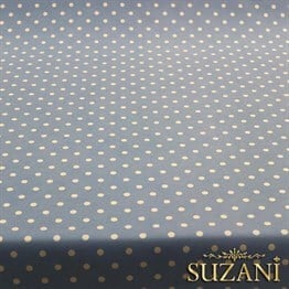 Bebe Mavi Zemin Küçük Puanlı Kumaş