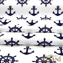 Çapa Dümen Desenli Kumaş