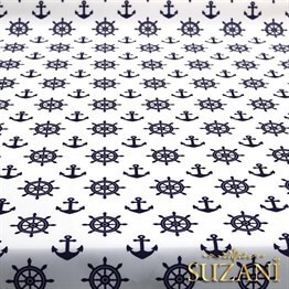 Çapa Dümen Desenli Kumaş