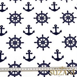 Çapa Dümen Desenli Kumaş