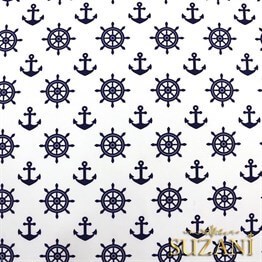 Çapa Dümen Desenli Kumaş