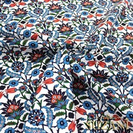 Çini - 01 Desenli Kumaş