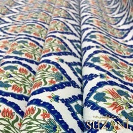 Çini - 2 Desenli Kumaş