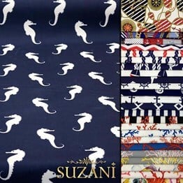 Denizatı Desenli Kumaş