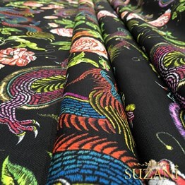 Ejderha Desenli Döşemelik Kumaş