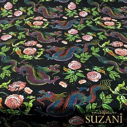 Ejderha Desenli Döşemelik Kumaş