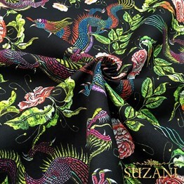 Ejderha Desenli Döşemelik Kumaş