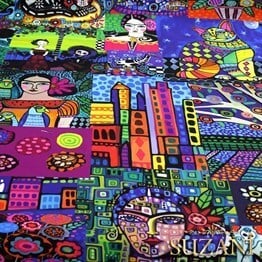 Frida-1 Desenli Kumaş