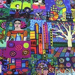 Frida-1 Desenli Kumaş